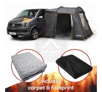 VANGO FAROS III LOW AWNING DRIVE AWAY CARPET & GROUNDSHEET CAMPERVAN PACKAGE