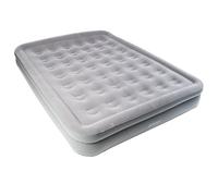 Vango Hi-Rise Double Flocked Airbed: Nocturne Grey Colour: Nocturne Gr