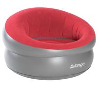 Vango Inflatable Donut Flocked Chair: Red Colour: Red