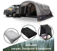 VANGO GALLI CC II AIR LOW AWNING BUNDLE INFLATABLE DRIVEAWAY VW CARPET BEDROOM