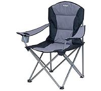 Vango Goliath X-Large Padded Camping Chair for Adults [Amazon Exclusive], Extra Wide Seat with Insulated Drinks Holder, Folding Garden Chair for Outdoors, Fishing, Beach