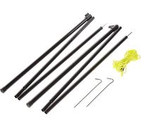 Vango Adjustable Steel King Poles 180-220 Colour: Black, Size: one size