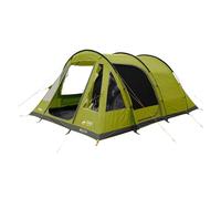 Vango Icarus 500 Deluxe 5 Man Tent with 2 Bedrooms & Porch Area, Waterproof, Easy to Pitch, Tunnel Design, Ideal for Family Camping Trips & Festivals, 2000mm HH (Mid-Green)