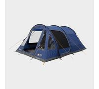 Vango Icarus 500 Deluxe 5 Man Family Tent with 2 Bedrooms & Porch Area, Waterproof, Easy to Pitch, Tunnel Design, Ideal for Family Camping Trips & Festivals, 2000mm HH (Blue)