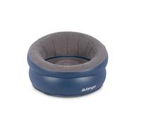 Vango Inflatable Donut Camping Chair - Flocked Inflatable Lounge Chair with Soft PVC Surface, Lightweight & Portable, 120kg Max Load - Ideal for Camping, Festivals & Garden (Dark Blue)