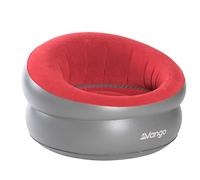 Vango Inflatable Donut Flocked Chair: Red Colour: Red