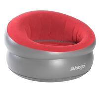 Vango Inflatable Donut Flocked Chair: Red Colour: Red