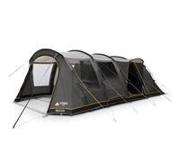 Vango Keswick 600 Family Tent, 6 Person Family Tent with Enclosed Front Porch, Double Living Area, Lights-Out Bedrooms, Sentinel Active Plus Fabric, 4000mm HH, Fully Sewn-in Groundsheet