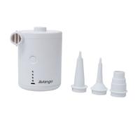 Vango White Mistral Rechargeable Pump Makes Inflating And Deflating A Breeze