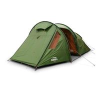 Vango Omega Tent With Extended Porch Hiking Backpacking | DofE Recommended Kit | Waterproof, Easy Setup, Lightweight, Compact | Aluminium Poles & RipStop Material (Forest Green, 600XL (6 Person))