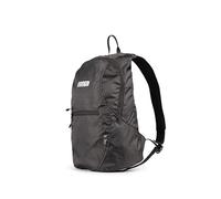 Vango Pac 15L Packable Backpack - Ultralight Folding Daypack for Hiking, Camping, Travel & Backpacking, Compact Ripstop Rucksack with AirMesh Straps (Black)