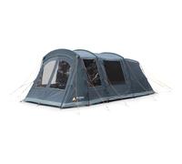 Vango Savannah 400 Family Tent 4 Person Poled Camping Tunnel Tent, Dynamic Weave 100™ Fabric, 4000mm Waterproof, King Size Midnight Bedrooms, Sewn-In Groundsheet & Groundsheet Protector