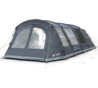 Vango Savannah 600XL Family Tent Package - 6 Person Poled Camping Tent with Built-In Awning, 4000mm Waterproof Fabric, Midnight Queen Bedrooms & Groundsheet Protector Included