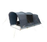 Vango Sierra 300 Camping Tent - 3 Person Tunnel Tent with Front Canopy, 4000mm Waterproof Fabric, King Size Midnight Bedrooms, High Ventilation, Family Summer Poled Tent