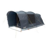 Vango Sierra 300 Camping Tent - 3 Person Tunnel Tent with Front Canopy, 4000mm Waterproof Fabric, King Size Midnight Bedrooms, High Ventilation, Family Summer Poled Tent