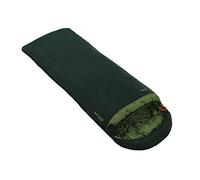 Vango Sonno Single Sleeping Bag, Warm 3 to 4 Season Square Envelope Shaped for Camping, Fishing or Indoors, 11.2 TOG