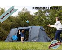 Vango Tacoma 400 - 4 man Family Tent Deep Blue Package includes Groundsheet