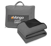 Vango Universal Tent Carpet, Luxury Camping Rug with Soft Woven Nylon Top & Insulating Foam Mid-Layer, Waterproof Non-Slip PE Base, Easy Clean Groundsheet Protector with Carry Bag (140 x 320cm)
