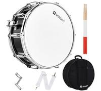Vangoa Snare Drum Kit, Marching Snare Drum, 14" x 5.5" with 10mm Padding Carry Bag, 5A DrumSticks, Speed-up Drum Key, Strap, Drum Mute Pad