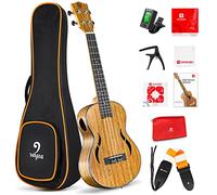 Vangoa Tenor Ukulele 26 Inch Acoustic Walnut Uke Ukelele Beginner Kit for Adults Students with Fast Learn Book and Gig Bag…