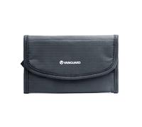 VANGUARD Alta B amera Battery Case, Large | Transparent zipper pockets with tether loop for battery storage, memory card organization and filter protection