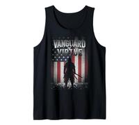 Vanguard of Virtue American Flag Memorial Patriotic Veteran Tank Top