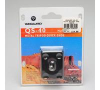 Vanguard QS-40 Quick Release Shoe - 3/8" camera screw New UK