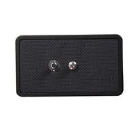 VANGUARD QS-67 Quickshoe with 1/4-Inch and 3/8-Inch Camera Screw and Pin for PH-123V/PH-124V (Black)