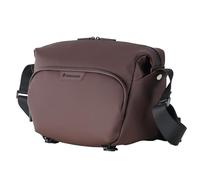 Vanguard VEO Lite S7L Camera & Everyday Shoulder Bag (Chocolate) - Fits Mirrorless Camera + Multiple Lenses, Tablet Storage, Removable Dividers, Easy-Clean Water-Resistant Design