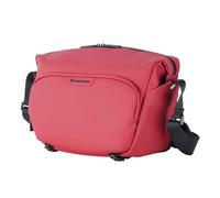 Vanguard VEO Lite S7L Camera & Everyday Shoulder Bag (Red) - Fits Mirrorless Camera + Multiple Lenses, Tablet Storage, Removable Dividers, Easy-Clean Water-Resistant Design