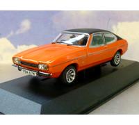 VANGUARDS 1/43 1974 FORD CAPRI MK2 MKII 3.0 GHIA SEBRING RED BLACK ROOF VA15401