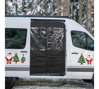 Vanhoxcci Van Side Door Insulated Curtain Fit for Mercedes Sprinter 2007-2025 High Roof, Privacy Thermal Chill Cover with Auto-Close Magnets, Keep Heat in & Cold Out, for Van Life