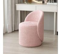 Vani 360° Rotating Bench with Backrest Compact Design Lamb Wool & High Density Foam for Bedroom & Living Room Seating Stylish & Comfortable Furniture