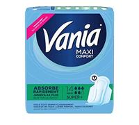 Vania | Maxi Comfort Super Plus Towels (Box of 14 Pieces) - Anatomically Shaped Towels with Absorbent Domed Heart - Hygienic Protection with Extra Soft Veil