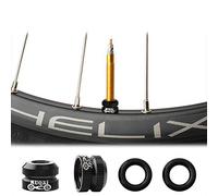 VANICE Bike Vacuum Tire Valve Nut, Presta Inner Tube Valve Nut Accessories, Suitable for Most Mountain or Road Bicycle/Black