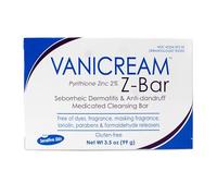 Vanicream Z-Bar | Medicated Cleansing Bar for Sensitive Skin | Maximum OTC Strength Zinc Pyrithione 2% | Helps Relieve Itching, Redness, and Flaking | 3.36 ounce