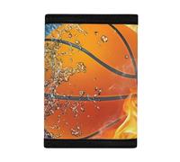 Vanideaoty Dinosaur Pattern Wallet for Boys Purses Durability Coin Pocket Slim Small Pocket Kids Wallet for Boys Ages 5-7, Basketball, One Size, Retro