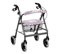 Vanideaoty Tulip Walker Protection Decor Covers Bunny Drive Rollator Accessories with Elastic Band for Seniors with Seat Gift Covers Easter Decoration