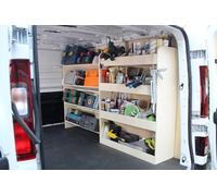 VANIFY Van Racking for Renault Trafic LWB (L2) 2015+ Driver Side Toolbox & Storage Shelving