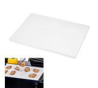 Vaniika Greaseproof Paper Sheets, 50 20x30cm White Wax Paper Non-Stick & Heat Resistant Parchment Sheets, Food Wrapping, Baking, Sandwiches & Cheese for Cooking Crafti