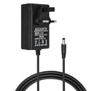 Vaniika Power Supply Cable Adapter 3A 36W Power Supply Cable Adapter, AC 100-240V to DC 12V UK Plug for LED Strip Lights CCTV Cameras ADSL Modems Routers and More 5.5 X 2.5mm Jack Wall Charger 1M Cab