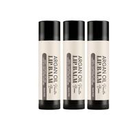Vanilla Argan Oil Lip Balm, Deeply Hydrating & Softening Lip Care For Dry Lips, Gentle Formula For Daily Use (3PCS)
