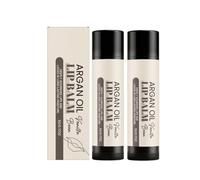 Vanilla Argan Oil Lip Balm, Deeply Hydrating & Softening Lip Care For Dry Lips, Gentle Formula For Daily Use (2PCS)