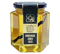 Vanilla bean in Acacia Honey - 500g | Raw & Natural | Ethically Harvested | Boosts Vitality and Immunity | Sustainable Packaging