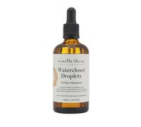 Vanilla Blanc Sicilian Mandarin Watercloset Droplets 100ml - Natural Toilet Deodoriser with Pure Mandarin & Geranium Essential Oils - Plant-Powered, Non-Toxic Air Freshener Alternative - Made in UK