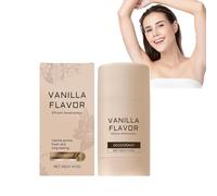 Vanilla Body Deodorant Stick, Natural Refillable Deodorant, Natural Deodorant Spray,Coconut & Vanilla,Long Lasting Protection - Suitable for Women, Men & Kids (1PC)