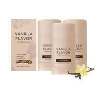 Vanilla Body Deodorant Stick, Refillable Natural Deodorant Balm, Moisturizing Odor Control for Women & Men, Lightweight Non-Greasy Formula for Daily Use (3PC)