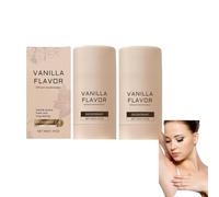 Vanilla Body Deodorant Stick, Vanilla Skin Deodorant, Natural Refillable Deodorant, Natural Deodorant Antiperspirant Stick, 72 Hour Odor Defense, Long Lasting Protection - Suitable for Women (2Pc)