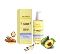 Vanilla Body Oil, Vanilla Essential Oil&Massage Oil for Dry Skin, with Vitamin E&Olive Oil, Deep Hydration and Glow Boost, Lightly Scented and Nourishes, for Women (1)