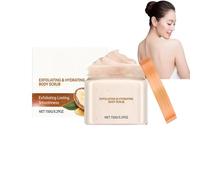 Vanilla Body Scrub,Exfoliating Body Scrub, Deeply Cleansing & Exfoliating,Moisturizing and Nourishing Skin,Dead Skin Remover,Dry and Dull Skin